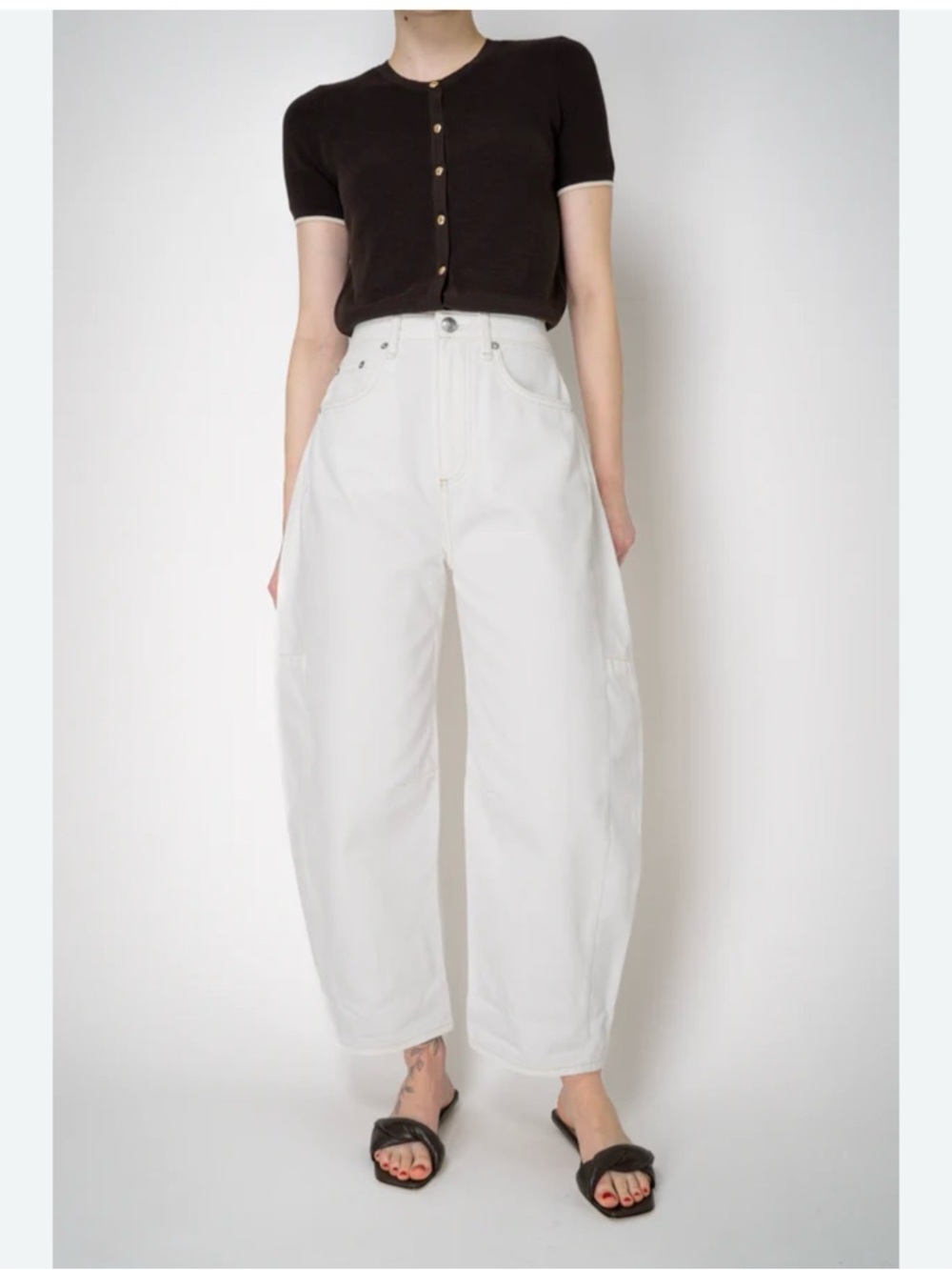 rag & bone Off-White Denim Jeans